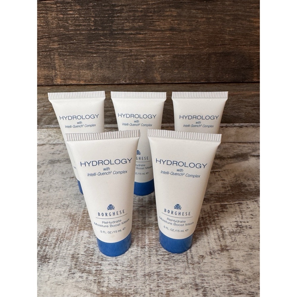 5 X Borghese Hydrology ReHydrate Moisture Boost Mask 0.5 oz/15 ml